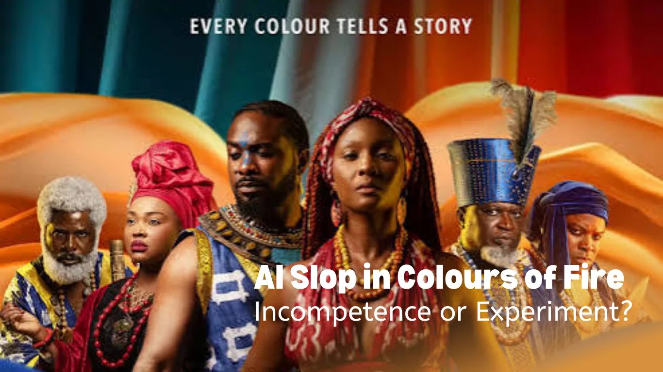 AI Slop in Colours of Fire: Incompetence or Experiment?